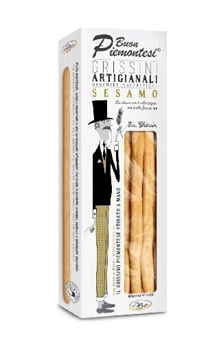 MAIZES STANDZIŅAS BUON PIEMONTESI SESAMO, AR SEZAMU UN RĪSU EĻĻU, ROKU DARBS, 180G