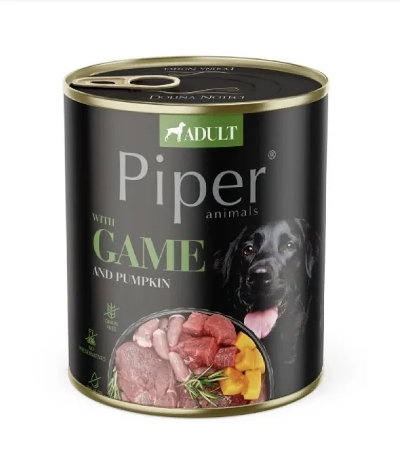 KONSERVI SUŅIEM PIPER MEDĪJUMS, ĶIRBIS, 800G