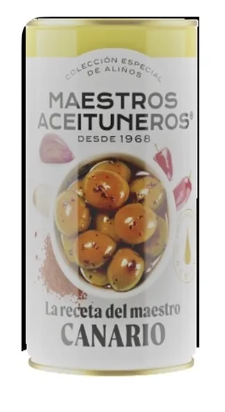 ZAĻĀS OLĪVAS MAESTROS ACEITUNEROS, AR ORIĢINĀLO "MOJO PICON" RECEPTI (KANĀRIJU SALU MĒRCE), 350G/185
