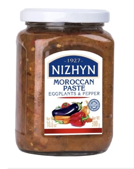 MAROKAS PASTA NIZHYN BAKLAŽĀNI UN PIPARI, 300G
