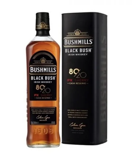 VISKIJS BUSHMILLS BLACK BUSH 80/20 + GB, 40%, 1L
