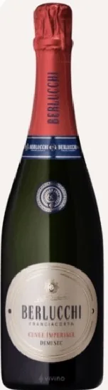 DZIRKSTOŠAIS VĪNS BERLUCCHI CUVÉE IMPERIALE FRANCIACORTA DEMI SEC, KASTĒ, 12,5%, 0.75L