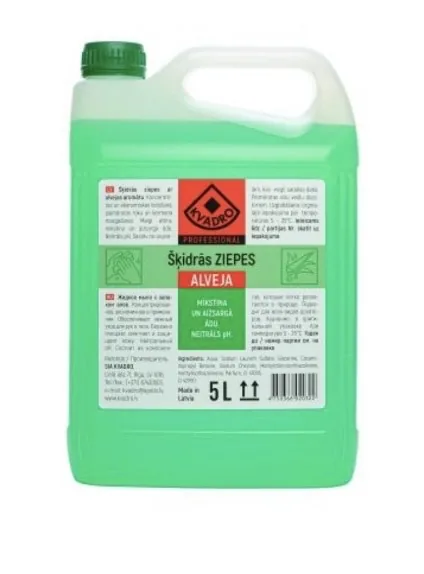 ŠĶIDRĀS ZIEPES KVADRO, AR ALVEJAS AROMĀTU, 5L