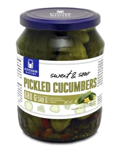 GURĶI MARINĒTI KITCHEN MASTERS, SALDSKĀBI, 660G/340G