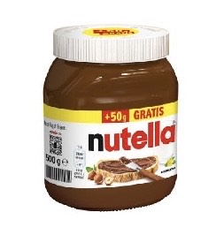 LAZDU RIEKSTU UN KAKAO KRĒMS NUTELLA, 500G