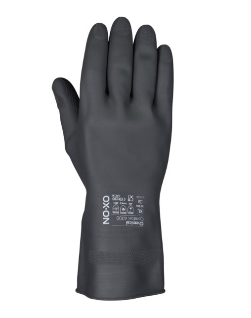 MĀJSAIMNIECĪBAS CIMDI LATEKSA ABENA, MELNI, KOKVILNAS ODERIS, L IZM., 1 PĀRIS