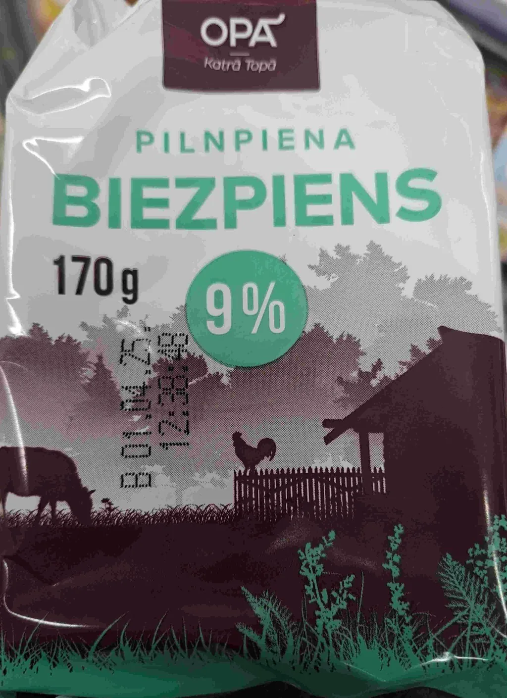 BIEZPIENS OPĀ 9% 170G