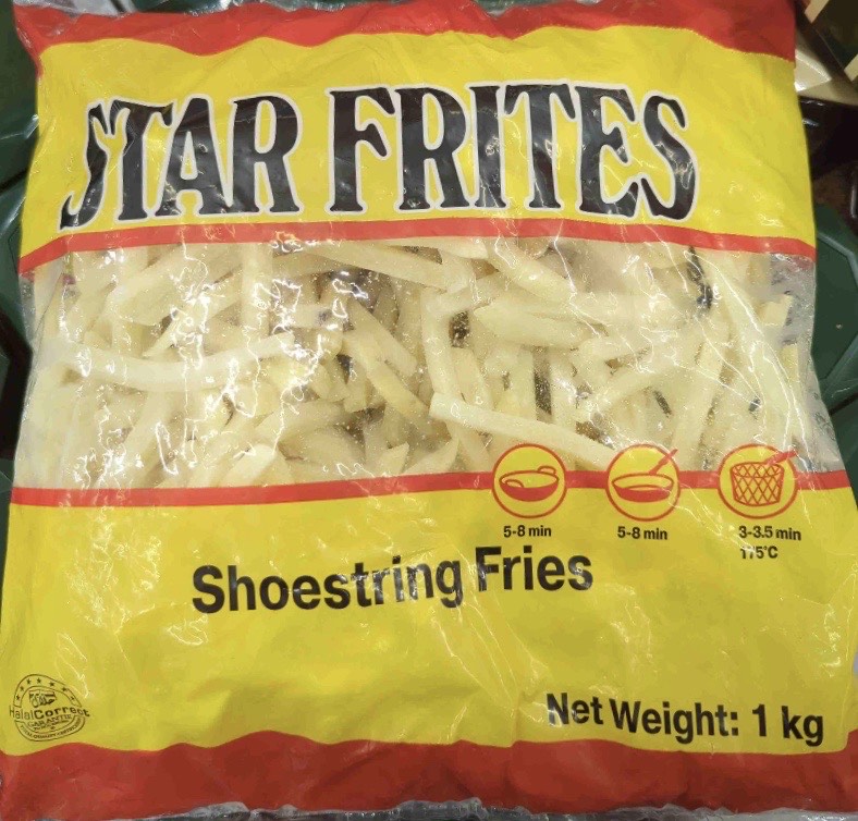KARTUPEĻI FRĪ STAR FRITES 1KG