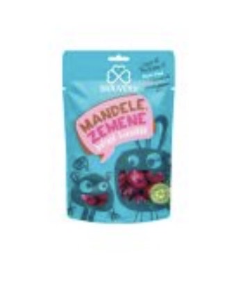 ZEMENES BALTAJĀ ŠOKOLĀDĒ SKRĪVERU MANDELES 120G