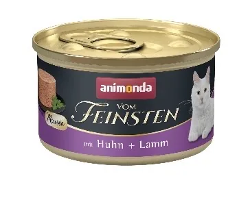 PASTĒTE KAĶIEM ANIMONDA MOUSSE, VISTA AR JĒRU, 85G