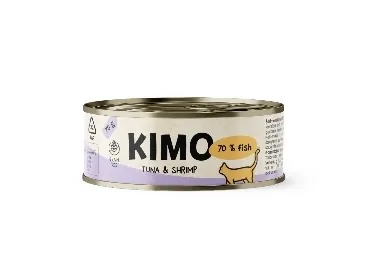 KONSERVI KAĶIEM KIMO, AR TUNCI UN GARNELĒM, 70G