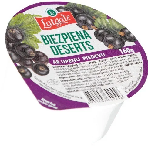 LATGALE BIEZPIENA DESERTS AR UPEŅU PIEDEVU 160 G