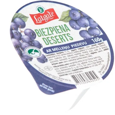 LATGALE BIEZPIENA DESERTS AR MELLEŅU PIEDEVU 160 G