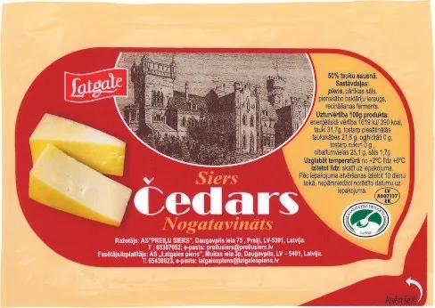 SIERS ČEDARS LATGALE FAS.T.S. 50%