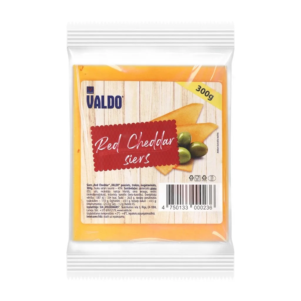 SIERS RED CHEDDAR VALDO 45% 300G