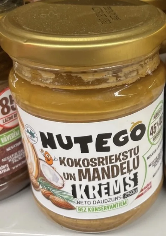 KOKOSRIEKSTU UN MANDEĻU KRĒMS NUTEGO 250G