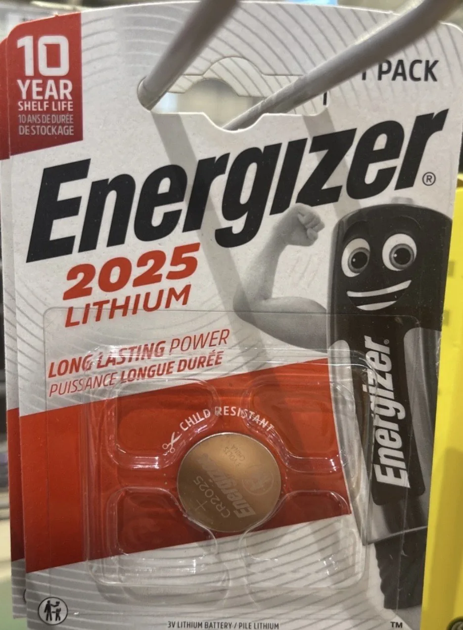 BATERIJAS ENERGIZER CR2025 3V 1GAB