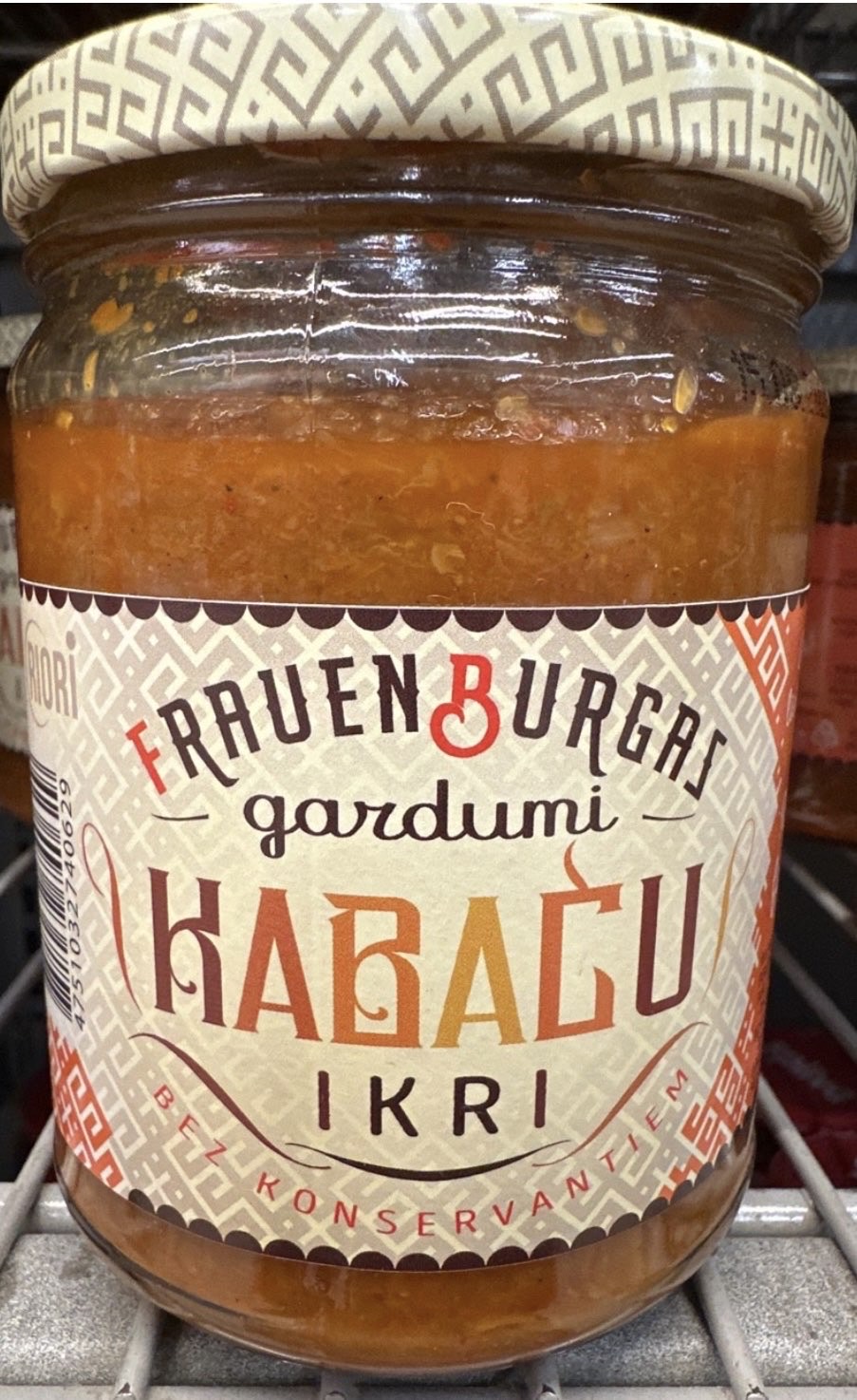 KABAČU IKRI FRAUENBURGAS GARDUMI 500G
