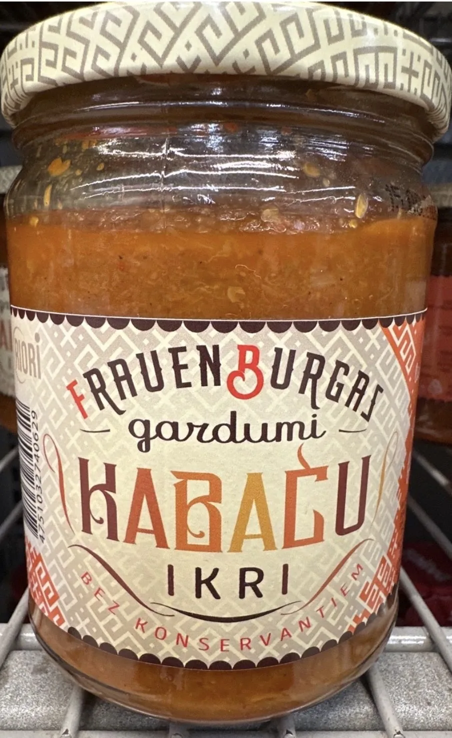 KABAČU IKRI FRAUENBURGAS GARDUMI 500G