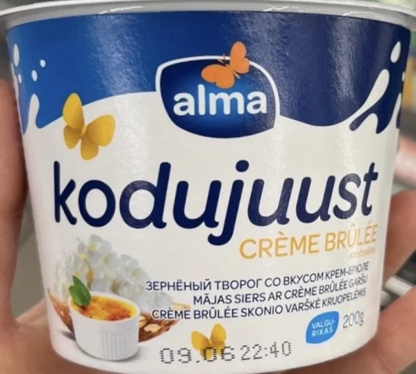 MĀJAS SIERS ALMA AR KREME BRULEE GARŠU 200G