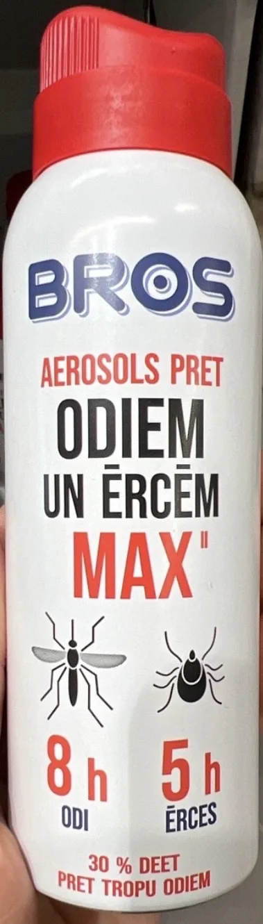 LĪDZEKLIS BROS MAX PRET ODIEM UN ERCEM 90ML