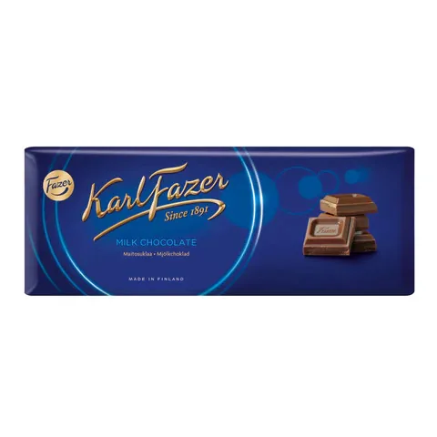 ŠOKOLĀDE PIENA KARL FAZER ZILĀ 180G