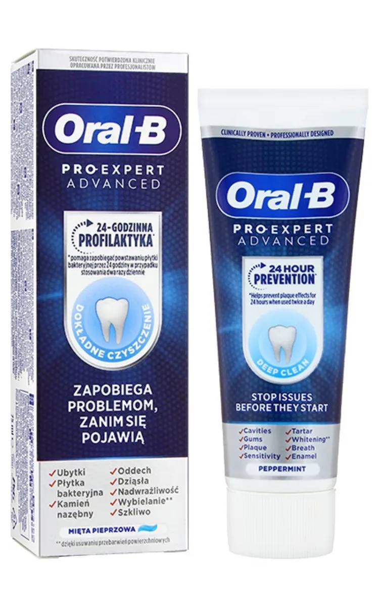 ORAL-B PRO EXPERT ADVANCED DEEP CLEAN ZOBU PASTA, 75ML