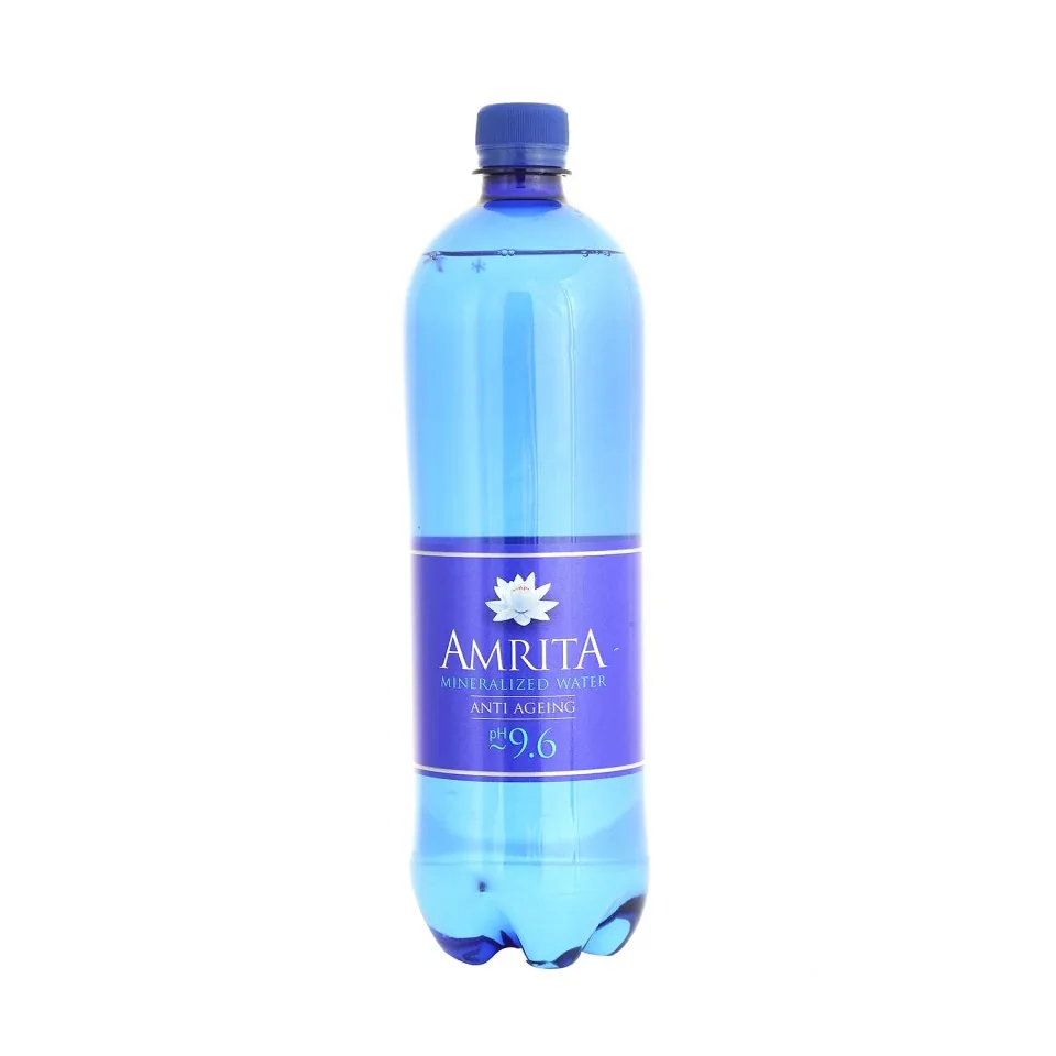 ŪDENS AMRITA AR MINERĀLVIELĀM GĀZĒTS 1L