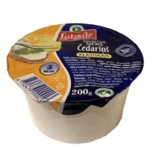 LATGALE KAUSĒTAIS SIERS ČEDARIŅŠ 200G.