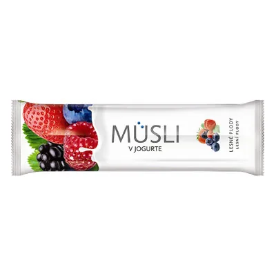 BATONIŅŠ MUSLI TEKMAR AR MEŽA OGĀM JOGURTA GLAZŪRĀ 30G
