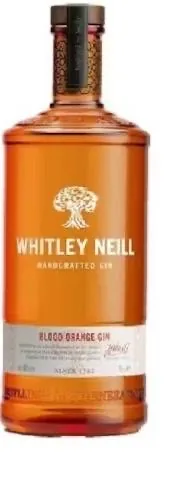 Джин Whitley Neill Blood Orange, 41,3%, 0,7 л