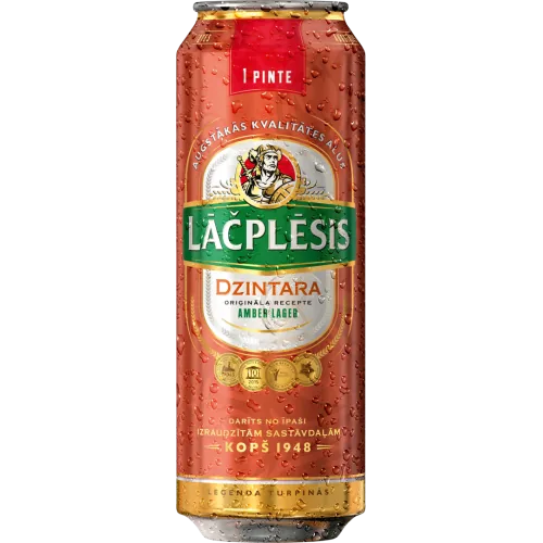 Alus Lāčplēsis Dzintara Pinte 4,8% 0,568 l can