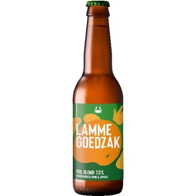 Alus schelde lamme goedzak, 7%, stiklā, 0,33 l (DEP)