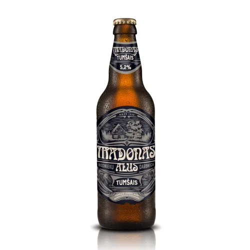 Alus Madonas tumšais 5,2% 0,5 l stikls