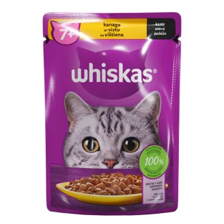 BARĪBA KAĶIEM KONS. WHISKAS SENIOR AR VISTU 7+ 85G