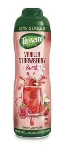 SĪRUPS TEISSEIRE ZEMEŅU VANIĻAS, BEZ CUKURA, 0.6L
