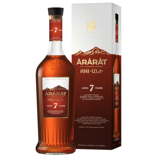 Brendijs ani 7YO 40% 0,7 l kastē