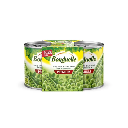 ZAĻIE ZIRNĪŠI BONDUELLE 212ML X 2 GB DUO PAKA