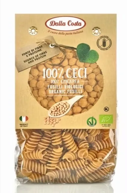 TURKU ZIRŅU MAKARONI DALLA COSTA BIOFUSILLI, 250G
