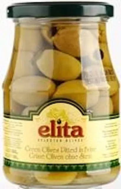 ZAĻĀS OLĪVAS BEZ KAULIŅIEM ELITA,370G/190G