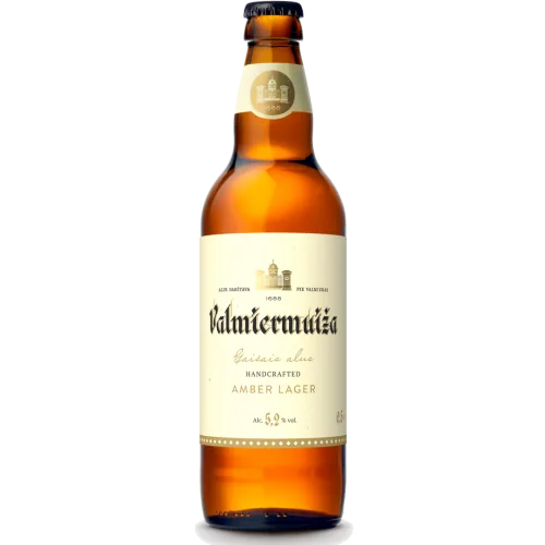 Alus Valmiermuižas gaišais 5,2% 0,5 l stikls