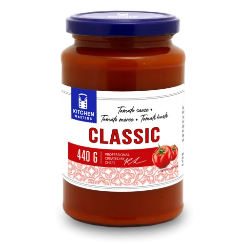 Tomātu mērce kitchen master klasiskā 440 g