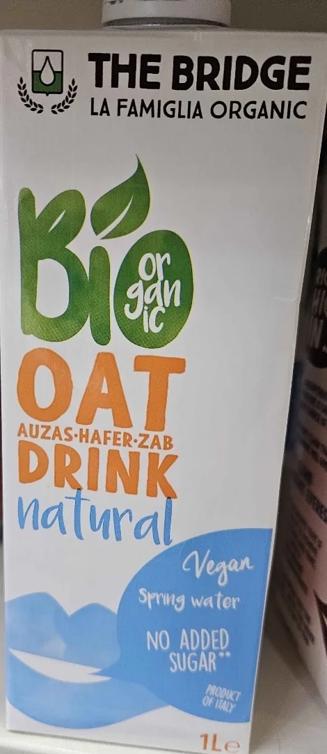 AUZU DZĒRIENS BIO AVENA 1L THE BRIDGE