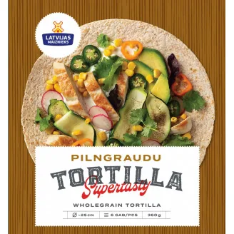 TORTILJA PILNGRAUDU LATVIJAS MAIZNIEKS KVIEŠU 360G