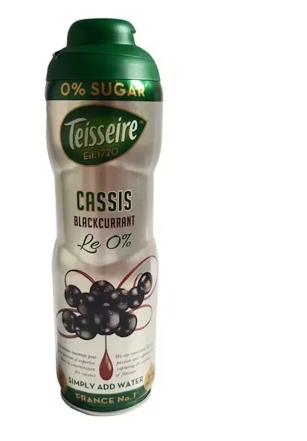 SĪRUPS TEISSEIRE UPENU, BEZ CUKURA, 0.6L