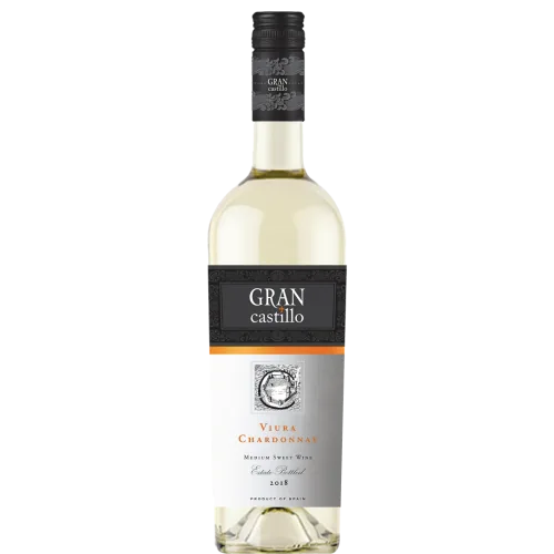 Vīns B. Gran Castillo Viura-Chardonnay 11,5% pussalds 0,75 l