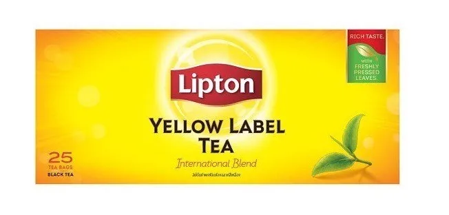 TĒJA MELNĀ LIPTON YELLOW LABEL 2GX25