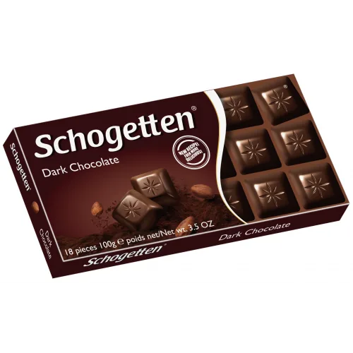 TUMŠĀ ŠOKOLĀDE SCHOGETTEN DARK 100G