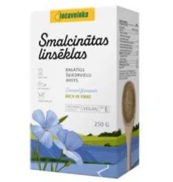 LINSĒKLAS SMALCINĀTĀS AR INULĪNU 250G