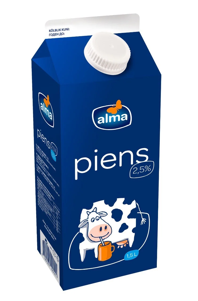 Piens Alma 2,5% 1,5 l